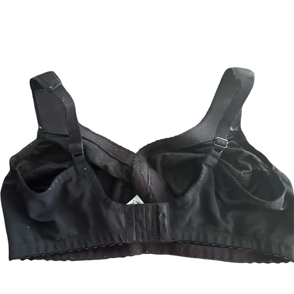 Glamorise MagicLift Original Support Full Figure Bra 1000 Black Womens Size 40G - Picture 5 of 9